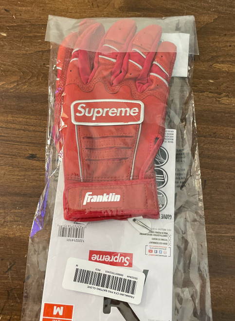 Supreme Franklin CFX Pro Batting Glove Red Size Medium SS22 Week 11 (IN HAND)