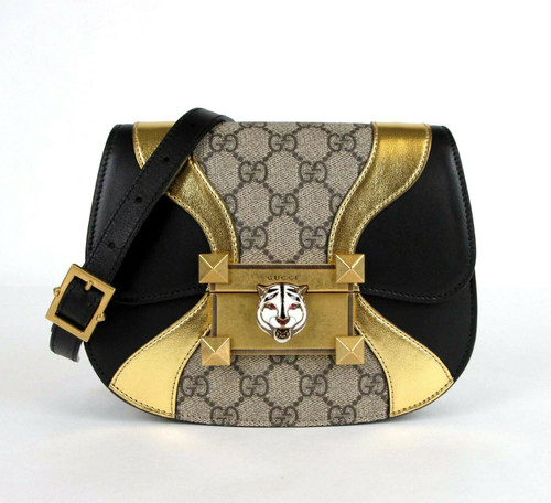 GUCCI BeigeEbony gucci Supreme Canvas Mini Satchel 500781 8754??hat you see will what you get ,or you will get a full refund ,please don't worry