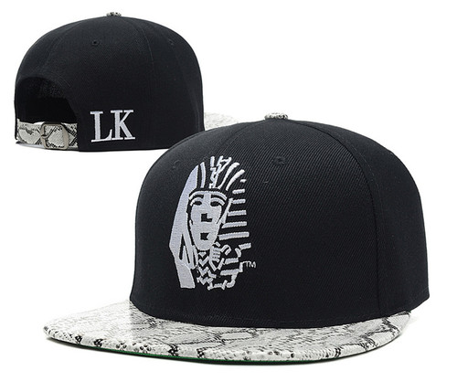 Snapback hat with black and white Last Kings logo, design 6