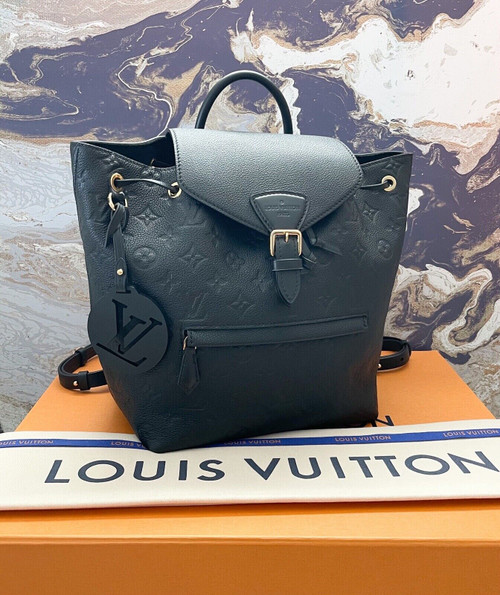 Louis Vuitton Empreinte Montsouris NM Black Leather Backpack