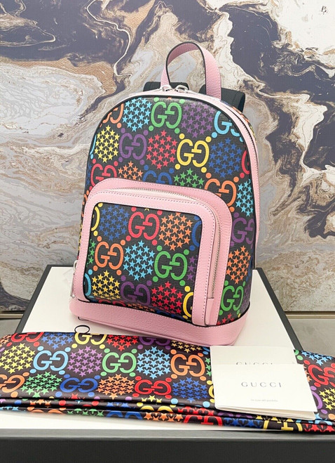 Gucci gucci Psychedelic Supreme Monogram Multicolor Backpack