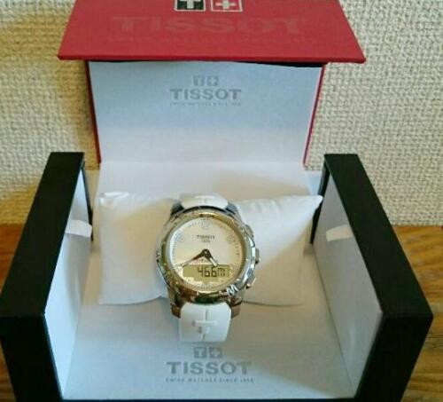 Tissot T-Touch White Rubber Belt mens watch