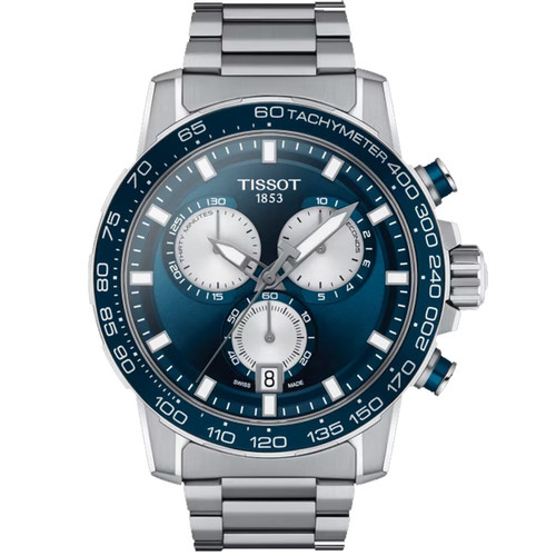 Tissot Men's Supersport Blue Dial Watch - T1256171104100