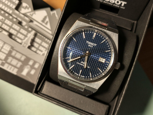 TISSOT PRX POWERMATIC 80 ??NEW WITH TAGS ??LEATHER & STEEL BANDS!!