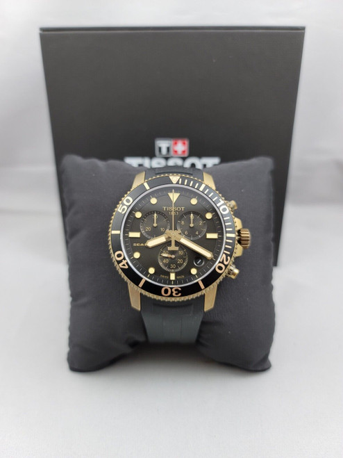 Tissot Seastar 1000 C Chronograph Quartz Black Dial Men's Watch T1204173705101