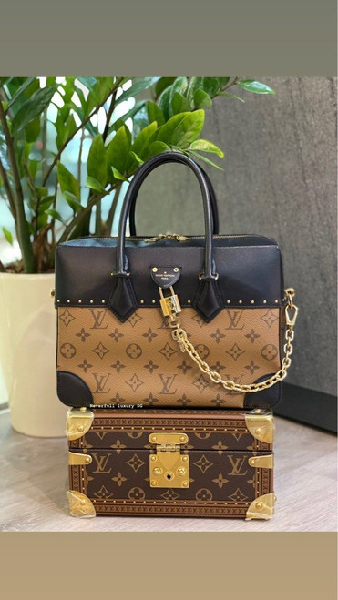 Louis Vuitton City Malle MM Monogram Reverse Bag