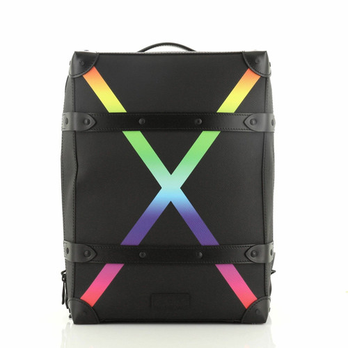 Louis Vuitton Soft Trunk Backpack Rainbow Taiga Leather
