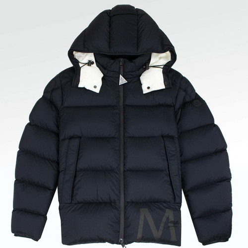 MONCLER WILMS GIUBBOTTO BLACK CREAM PADDED DOWN JACKET