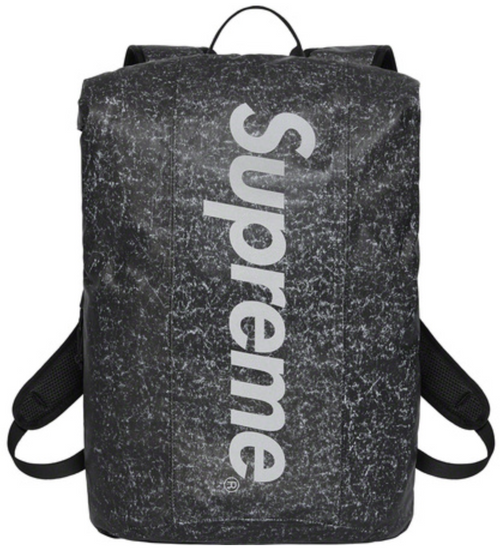 Supreme Waterproof Reflective Speckled Backpack FW20 Black NEW IN HAND NWT