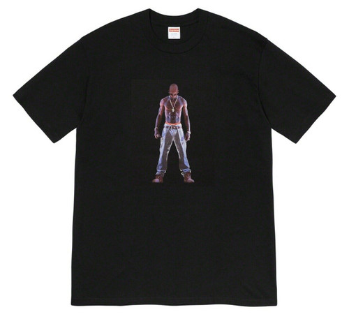 Supreme Tupac Hologram Tee Black Size Medium Order Shipped SS20 T-Shirt NEW