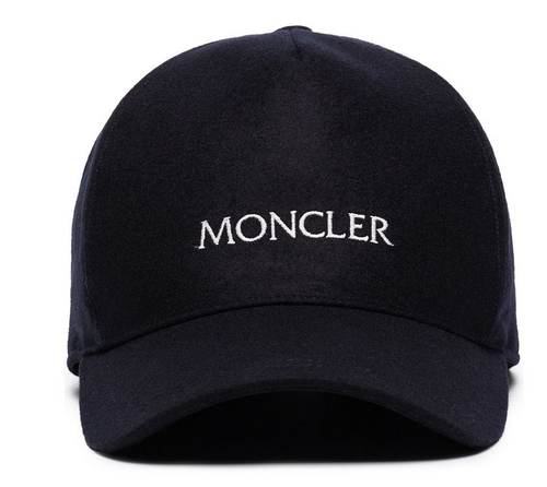 2023 MONCLER panelled logo-embroidered baseball cap