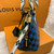 Louis Vuitton Epi Damier Race Alma BB crossbody blue Vert checkered leather Bag