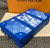 LOUIS VUITTON Soft Trunk Wallet Bag Monogram Cloud Blue M45432 Auth New receipt