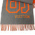 Louis Vuitton Scarf Muffler Orange Gray MP2153 Wool Cashmere Echarpe City Fluo