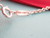 Auth Tiffany & Co Silver 1837 Square Necklace 18