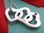 Tiffany & Co Silver Triple Heart Necklace 18