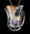 TIFFANY STONE Pendant - Garnet, Diamond, Crystal Pendant, Fine Jewelry, J0188