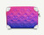 New 2022 Louis Vuitton Virgil Abloh Soft Trunk Bag Monogram Pink Blue Gradient