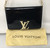 New LOUIS VUITTON Black Patent Leather, Gold Chain Shoulder, Front Flap Handbag
