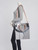 LOUIS VUITTON Limited Edition Silver Monogram Miroir Sac Plat Bag