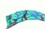 Herm? Multicolor Silk Mistinguett Headband Green Blue 29hz1009