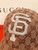 NWT Authentic GUCCI SF Appliqu?d MLB Baseball Cap Hat in Brown