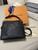 100% Authentic Louis Vuitton black Maida handbag hobo crossbody NIB
