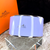 Authentic HERMES Bracelet Bangle Enamel Email Violet Lacquer TGM 65mm w Case