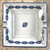 Hermes PARIS Porcelain Change Tray Ashtray CHAINE D'ANCRE BLUE 16 16 cm w Box