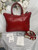 ANYA HINDMARCH Mini Huxley woven red leather toteshoulder BRAND NEW!