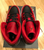 Nike Air Jordan 1 Mid Reverse Bred Gym Red Black 554724 660