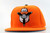 Adventure Time snapback hat/hats(orange with white logo)