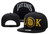 Last Kings Snapback Hats in Black with Yellow Logo, Style 1