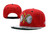 Landtaylor Snapback Hat - "Hand" Edition (Red with White Logo)