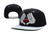 Black DOPE Snapback hat with white logo
