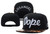 DOPE Snapback hat with black and white logo, Style 9