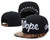 Style 16 Black and White DOPE Snapback Cap
