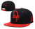 Style 2 Black with Red Logo DOPE Snapback Hat