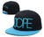 Style 2 Black with Blue Logo DOPE Snapback Hat