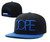 Style 4 Black with Blue Logo DOPE Snapback Cap