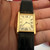 Authentic Cartier Tank Solo Yellow Gold & Steel Case Large Crocodile Blue Bands