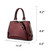 purses patent leather Satchel handbag for women with kiss lock crossbody bags