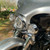 7'' Headlight + 4.5 Auxiliary Light Lamp Trim Ring Bezel Visor Cover For Harley