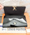 Louis Vuitton Louise EW Black Patent Leather Clutch