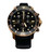 Tissot Mens Seastar 1000 Stainless Steel Watch Rose Gold Black In Retail Box