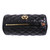 Versace Black Leather Medusa Quilted Cosmetic Bag DP8I171S