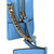 Versace La Medusa Blue Quilted Small Camera Crossbody Bag