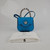 Versace La Medusa Mini Mediterra Blue Top Handle And Shoulder Bag New FW23