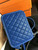 Blue Chanel Vanity leather Medium handbag