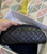 Chanel Bag Black Quilted Caviar Timeless Clutch Silver Hardware